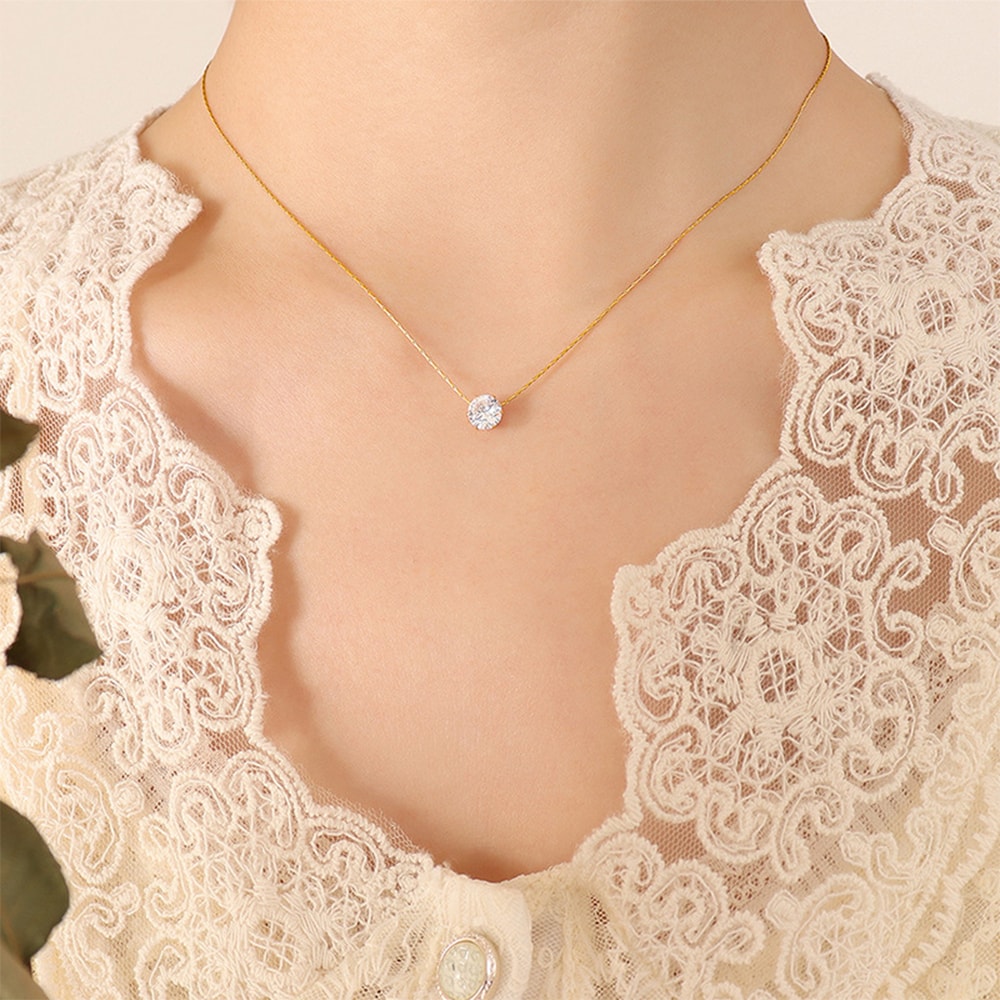 Liora Solitaire Necklace