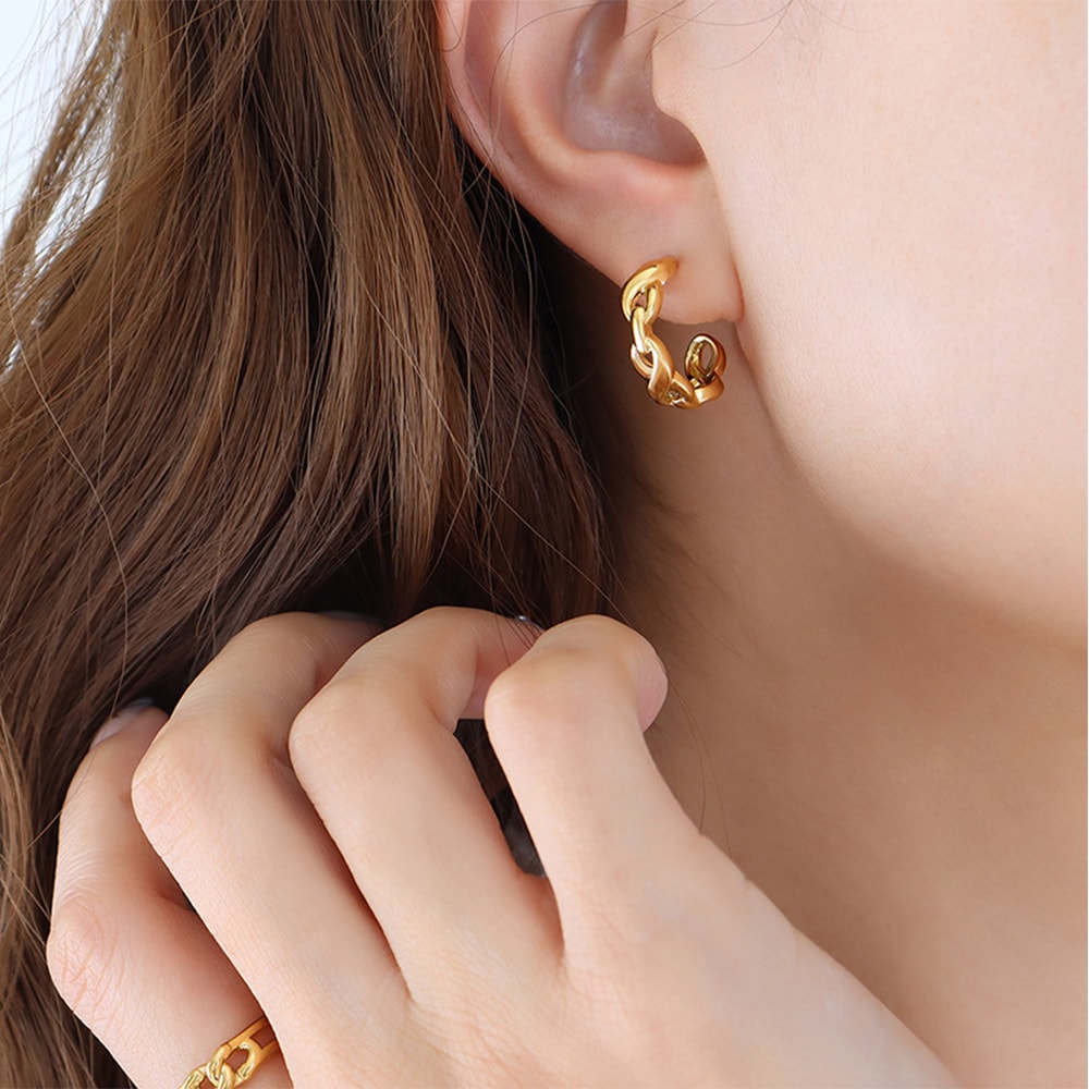 Organic Chain Hoops