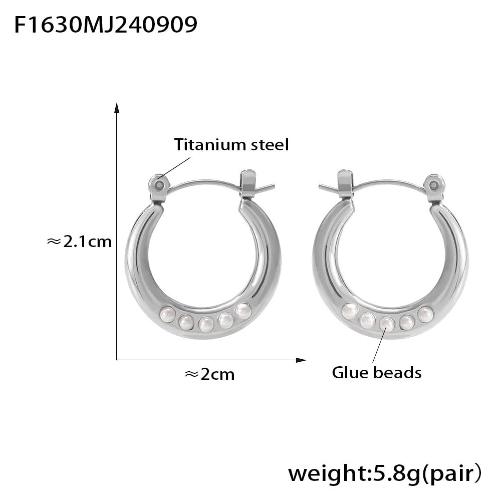 Lunar Bead Earrings