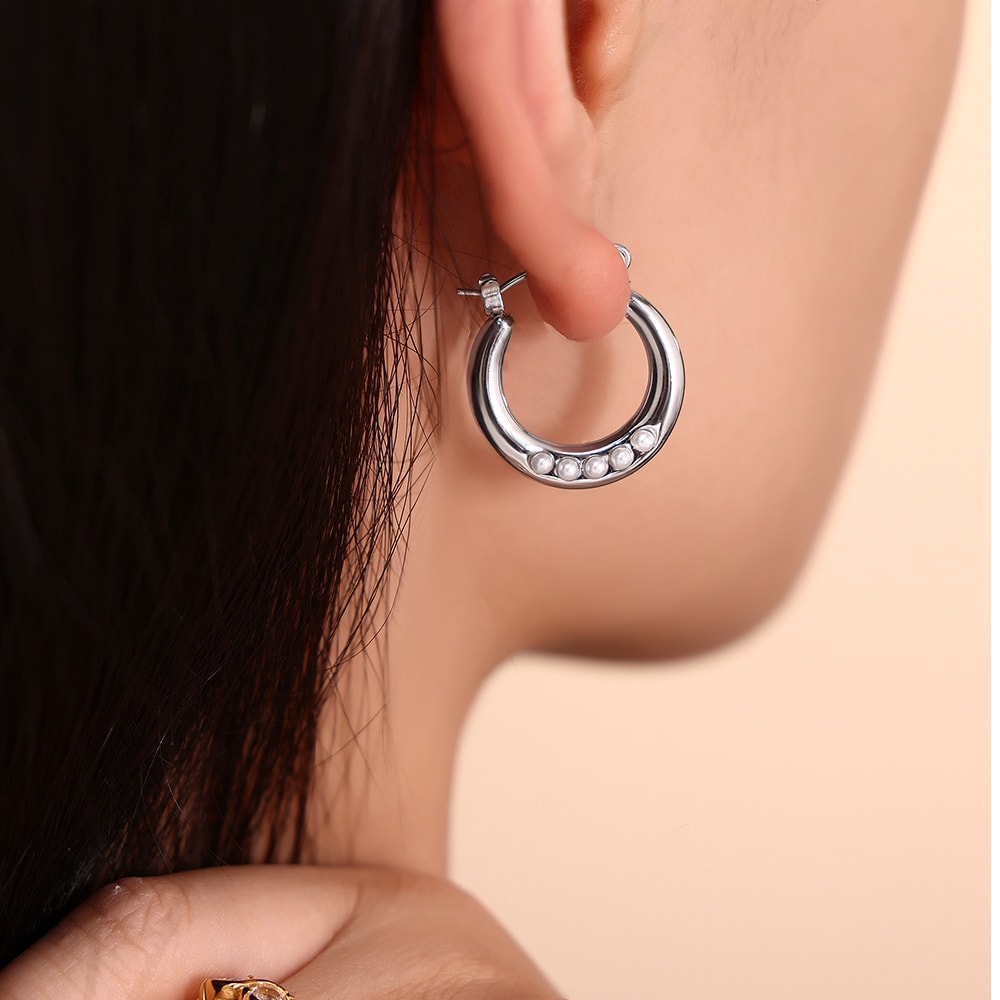 Lunar Bead Earrings