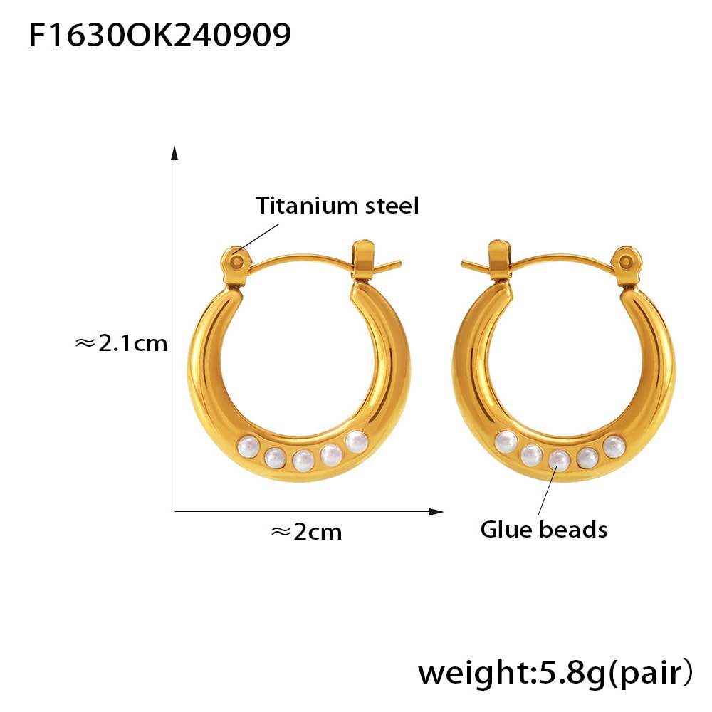 Lunar Bead Earrings