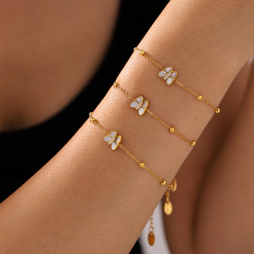 Butterfly Chain Bangle