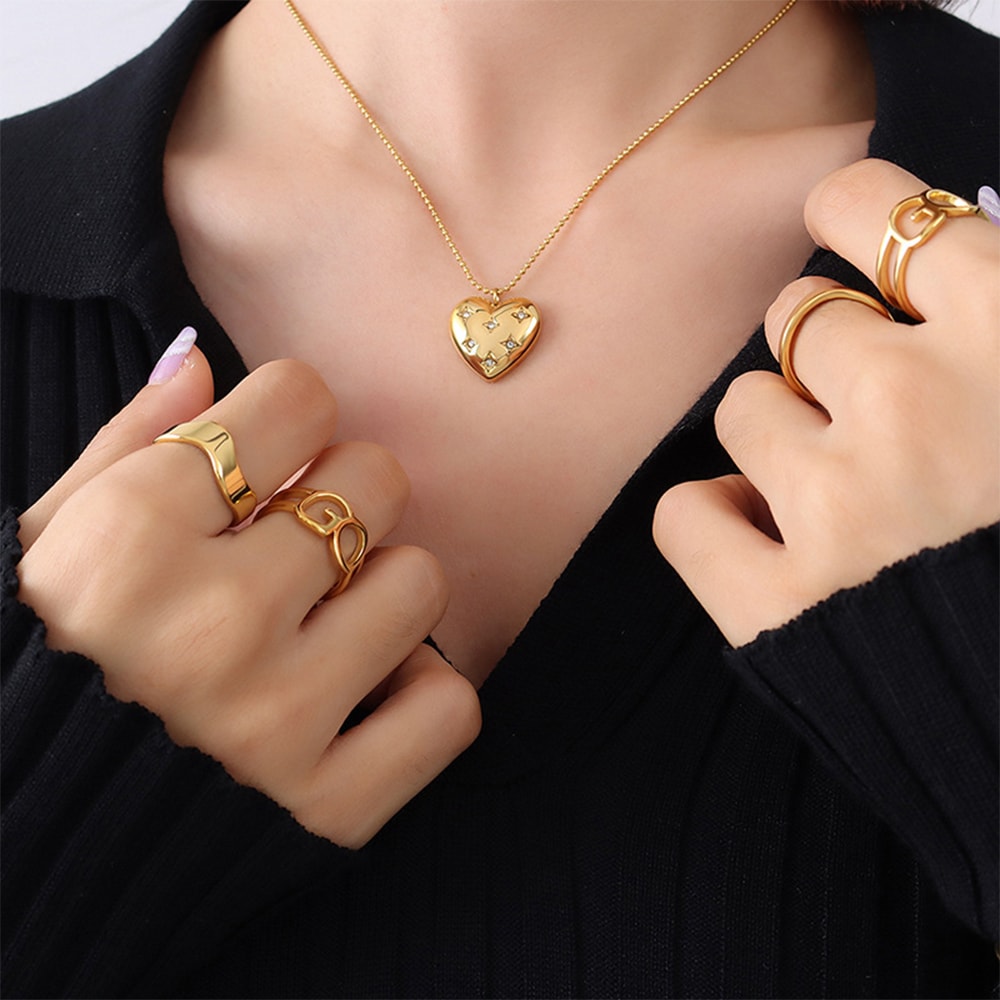 Nova Heart Necklace